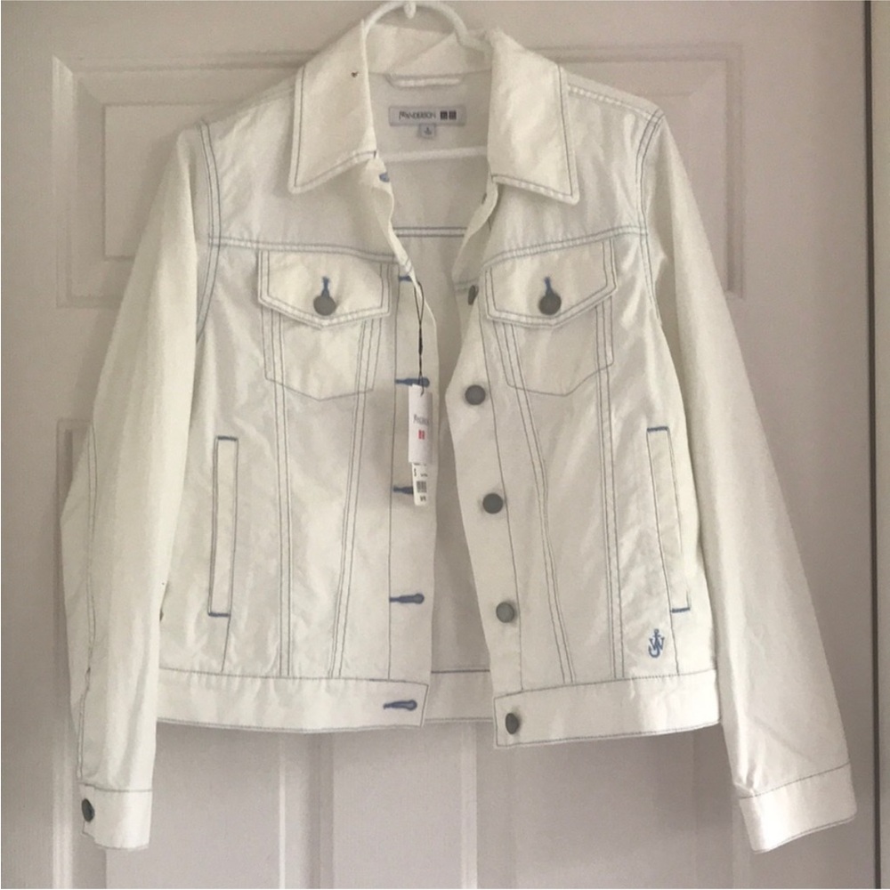 NWT Uniqlo* J.W Anderson White Jacket